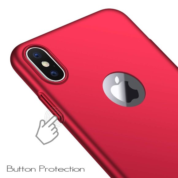 NEW iPhone Xs 10s Max Case Cover Slim Thin Red - Picture 3 of 10
